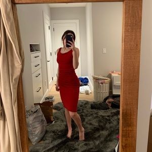 Red dress